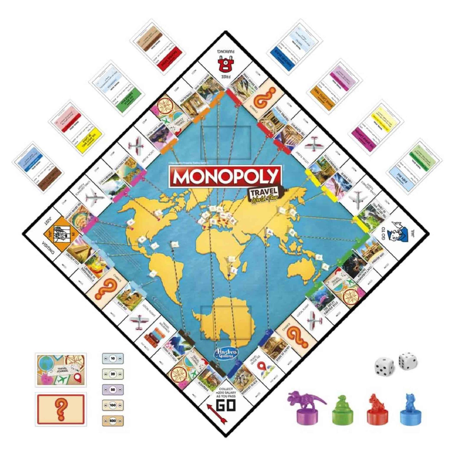 MONOPOLY - TRAVEL WORLD TOUR