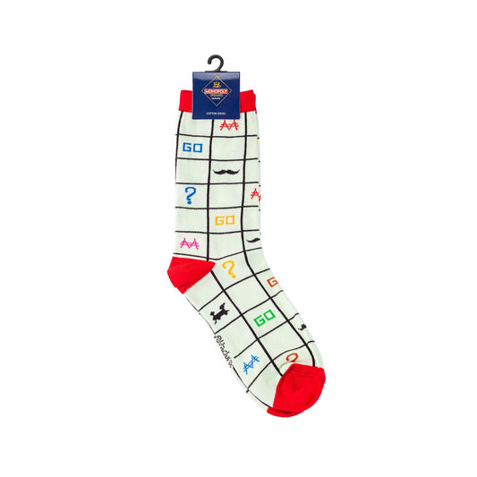 SOCKS  M - L  (19-21CM) Green Red MDM Patterns