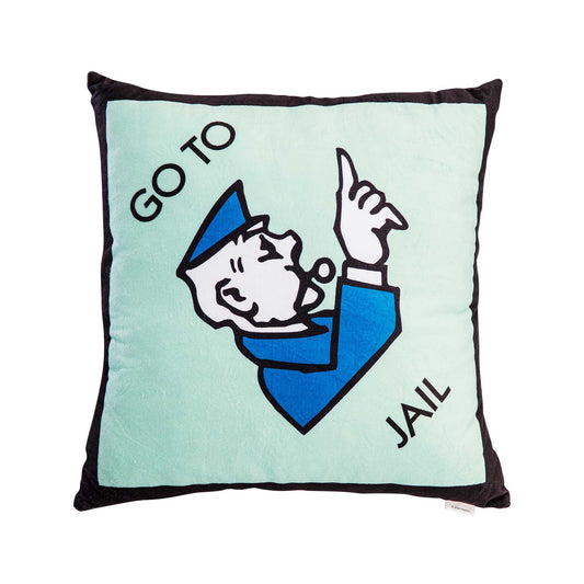 SQUARE CUSHION 45 cm - GO TO JAIL